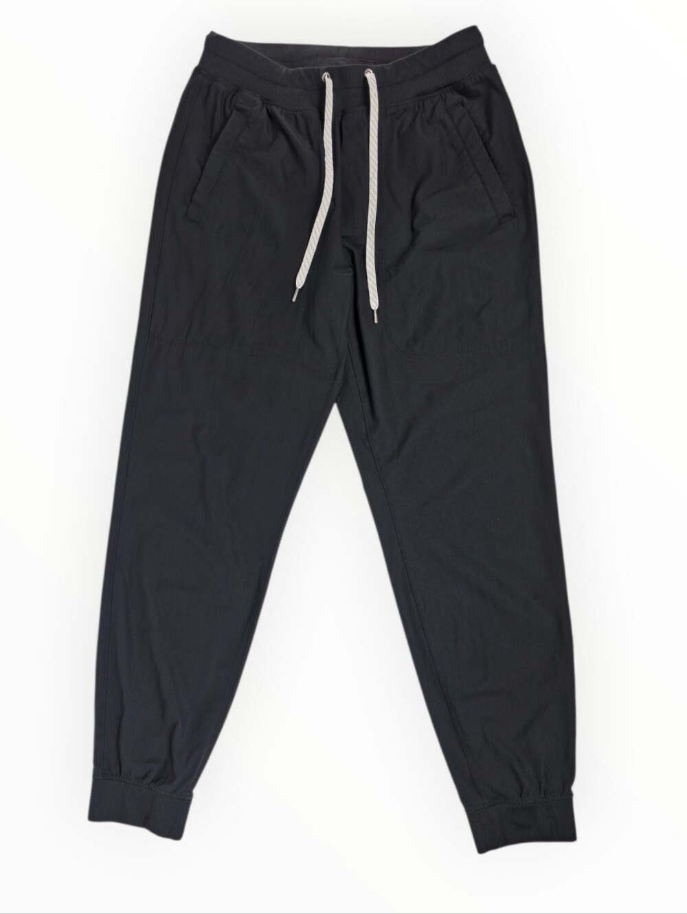 Vuori Meta Jogger Pants Men's M Black Stretch Performance 28.5" Inseam